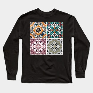 Vintage ceramic tiles Long Sleeve T-Shirt